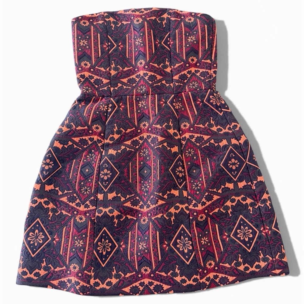 Alice + Olivia Nikki Jacquard Cocktail Dress